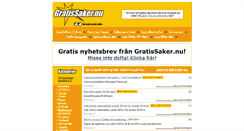 Desktop Screenshot of gratissaker.nu